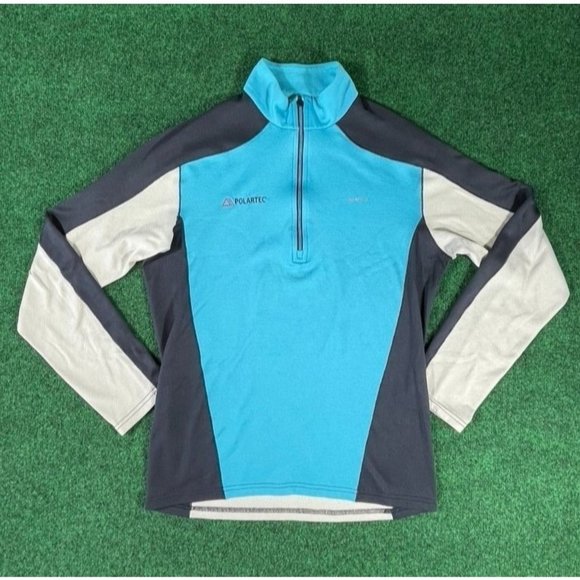 Patagonia Other - Patagonia Blue & Grey Active Long Sleeve 1/4 Zip Pullover‎ Mens Sz Small
